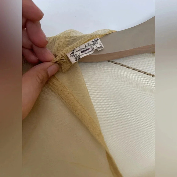 NWOT Free People Bali Posie Mesh Bead Embellished
Cami Top - Picture 13 of 13